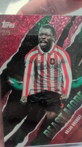 Topps Premier League Flagship 26 Beast Mode 2/5 Brian Brobbey Sunderland Insert for sale on Ebay