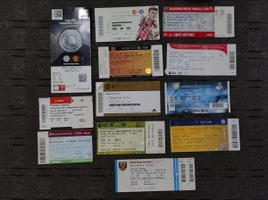 12 x Manchester United 2016-2017 Tickets Semi Final Executive Club Testimonial for sale on Ebay