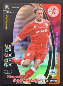 GARETH SOUTHGATE - MIDDLESBROUGH - 2001-02  FOOTBALL CHAMPIONS FOIL CARD for sale on Ebay