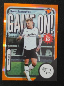 2025/26 Panini Football EFL - Sam Szmodics Orange Velocity /75 Derby County for sale on Ebay