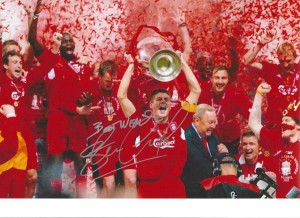 Steven Gerrard - Liverpool Signed Autographed 12 x 8 inch Photo + COA for sale on Ebay