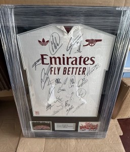 Arsenal Signed 25/26 Jersey With Officials CLUB COA Rice Saka CHAMPIONS + More! for sale on Ebay