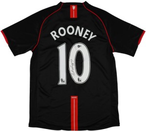 Wayne Rooney Signed Manchester United Jersey - Beckett COA for sale on Ebay