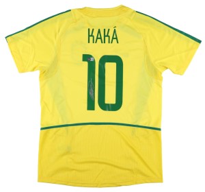 Kaka Signed Brazil National Team Jersey - Beckett COA for sale on Ebay