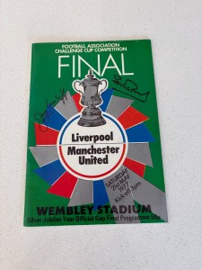 Jimmy Greenhoff Stuart Pearson Signed Man Utd 1977 FA Cup Final Programme for sale on Ebay