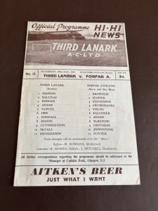 Third Lanark V Forfar Ath Scottish Cup Rd 1 Football Programme 1950-1  27/1/1951 for sale on Ebay