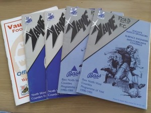Maine Road FC 4 Progs NWCFL 90/91,91/92 Ashton U, Clitheroe, Darwen,Atherton LR for sale on Ebay