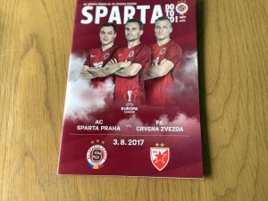 AC Sparta Prague v FK Crvena Zvezda August 2017 for sale on Ebay