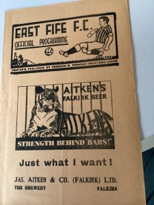 East Fife v St.Mirren 24.12.1955 for sale on Ebay