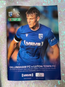 Gillingham v Luton Town Football Programme League Cup 8th August 2026 for sale on Ebay
