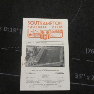 Southampton v Newport Div 3 South 1956/7 for sale on Ebay