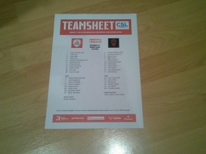 barnsley v lincoln city pre season friendly team sheet 202/27 season for sale on Ebay