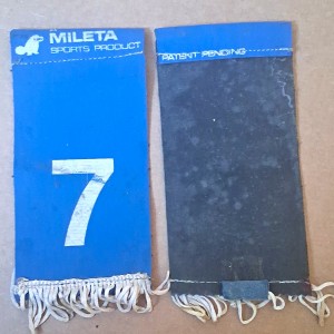 Leeds United  No. 7  Sock Tags 1973 for sale on Ebay