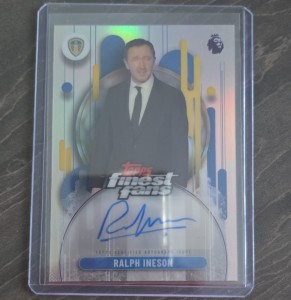 Topps Finest Premier League 2026 Ralph Ineson Leeds United FF-RI Auto for sale on Ebay