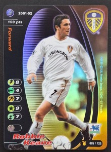 ROBBIE KEANE - LEEDS UNITED - 2001-02  FOOTBALL CHAMPIONS FOIL CARD for sale on Ebay