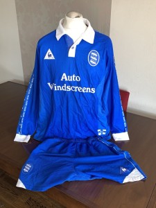 BIRMINGHAM CITY Original 1998 le coq Home PLAYER MATCH WORN Shirt LONG SLEEVED for sale on Ebay