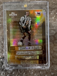 Topps Decades 2025 Faustino Asprilla Newcastle United 1/1 for sale on Ebay