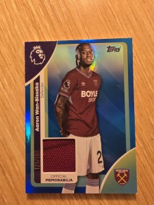 Aaron Wan-Bissaka /150 Topps Premier League 2026 - West Ham Player Worn Relic for sale on Ebay