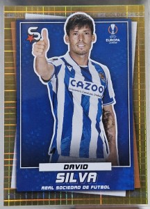 Topps UEFA Superstars 2022-2023 David Villa GOLDEN Parallel (20/50) NEW! MINT! for sale on Ebay