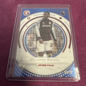 Topps Pristine Premier League 2026 - Amadou Onana 63/75 Aston Villa for sale on Ebay