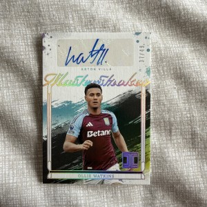2024-25 Panini Impeccable Premier League Ollie Watkins Auto 37/49 Aston Villa for sale on Ebay