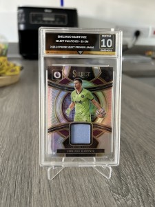 2023-2024 Panini Select Emiliano Martinez Patch GetGraded 10 - Aston Villa for sale on Ebay
