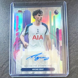 Topps Finest Premier League 2026 Autograph Archie Gray Tottenham Hotspur FA-AG for sale on Ebay