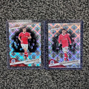 Panini EFL Prestige / Doyle + Broadhead / Wrexham / Diamond Parallel Blaster Exc for sale on Ebay