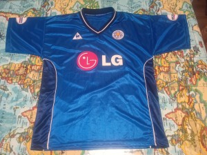 Signed EADIE Leicester City Football Shirt Collectable for sale on Ebay