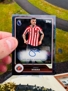2026-27 Topps Premier League Flagship Granit Xhaka /10 Auto Black Sunderland  for sale on Ebay