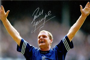 Paul Gascoigne - Rangers Signed Autographed 12 x 8 inch Photo + COA for sale on Ebay