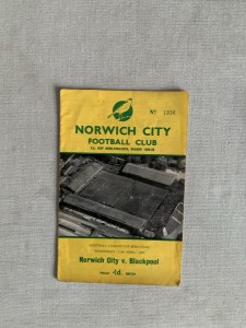 1962 Norwich City v Blackpool League Cup Semi-Final for sale on Ebay