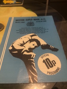 Weston Super Mare v Plymouth Argyle(Res)Western League Programme Season 1982-83 for sale on Ebay
