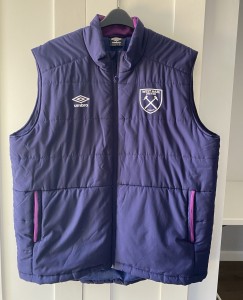 Umbro West Ham United Training Vest Purple Adults 3XL Football for sale on Ebay
