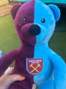 West Ham United FC soft toy  Bear Official Merchandise for sale on Ebay
