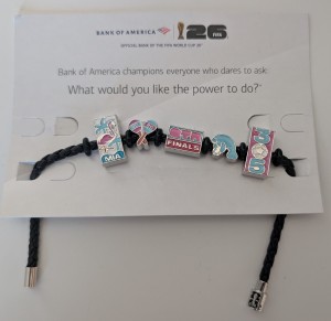 BofA Band FIFA World Cup MIAMI Quarter Final Wristband Large New England for sale on Ebay