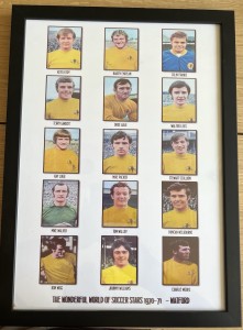 Watford Football Club - Framed Print of 1970-71 Players (Sticker Format) for sale on Ebay