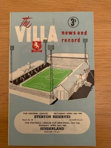 1962-3 League Cup Semi Final Aston Villa V Sunderland Football Programme for sale on Ebay