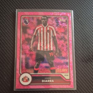 Topps Premier League 2026/27 Habib Diarra Sunderland Pink Parallel #235  222/399 for sale on Ebay