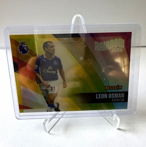 Topps Premier League Merlin 2026 Rainbow Flick RB-27 Leon Osman Everton case hit for sale on Ebay