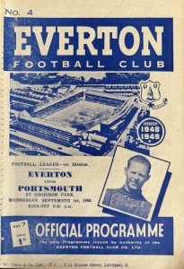 Everton v Portsmouth (Champions) Div 1 1948/49 for sale on Ebay