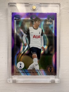2024-25 Topps UCC Flagship Son Purple Flow Tottenham Hotspur for sale on Ebay