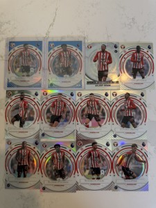 Topps Premier League Pristine Sunderland bundle 2 numbered /75 for sale on Ebay