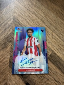 Topps Finest Premier League Kevin Schade Auto /150 Autograph Brentford for sale on Ebay