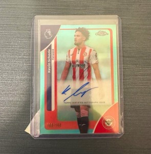 Topps Chrome Premier League 2026 Kevin Schade Auto CA-KS Brentford 186/199 for sale on Ebay
