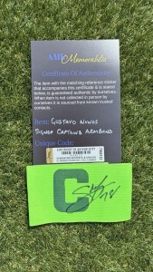 Gustavo Nunes Signed Captain’s Armband | Brazil Winger & Brentford Player for sale on Ebay