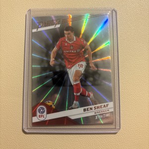 Panini EFL Prestige Ben Sheaf Wrexham Sunburst Parallel Box Hit for sale on Ebay