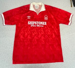 RARE EXCELLENT CONDITION Nottingham Forest Home shirt 1990-92 seasons for sale on Ebay