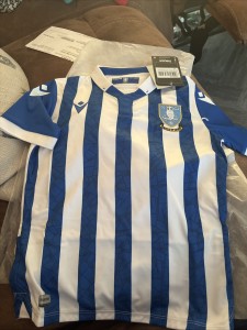 Sheffield Wednesday Kids XS Home Shirt. New with Tags. Official Merchandise for sale on Ebay