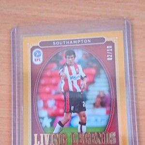 Panini Gareth Bale Southampton FC Living Legends No. 24 Serial Numbered 2/10 for sale on Ebay